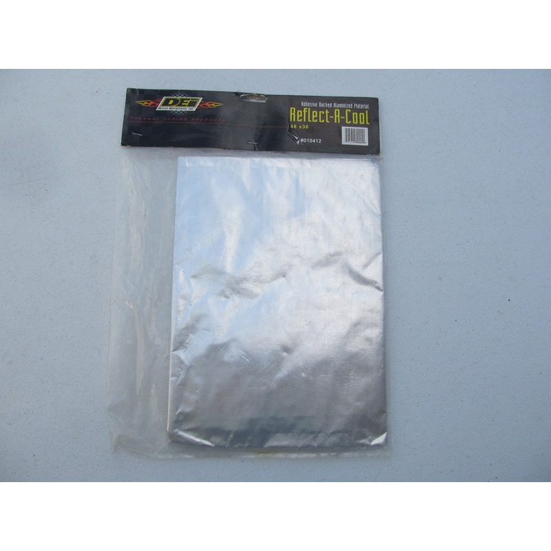 DEI 010412 Reflect-A-Cool Heat Barrier 36''x48'' Heat Barrier Sheet Foil Blanket