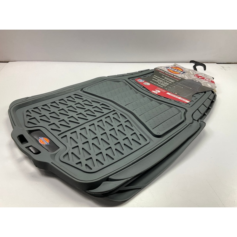 Dickies 3000734 Grey Brigade Universal Rubber Floor Mats, 30''x19'', 2-Piece