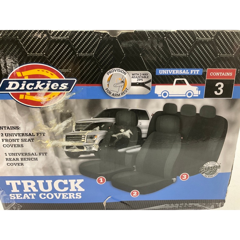 Dickies 806179 Arlington Front & Rear Universal Premium Truck Seat Cover Set