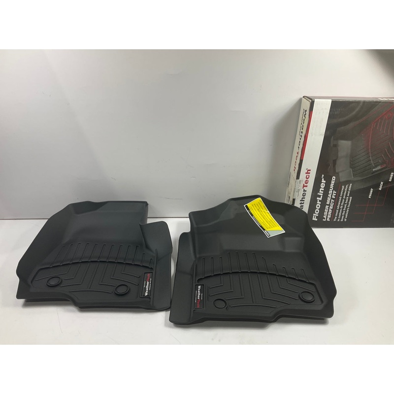 DIRECT FIT 4410121 FRONT Floor Liner Rubber Mats 2017-2024 Ford SD Super Duty