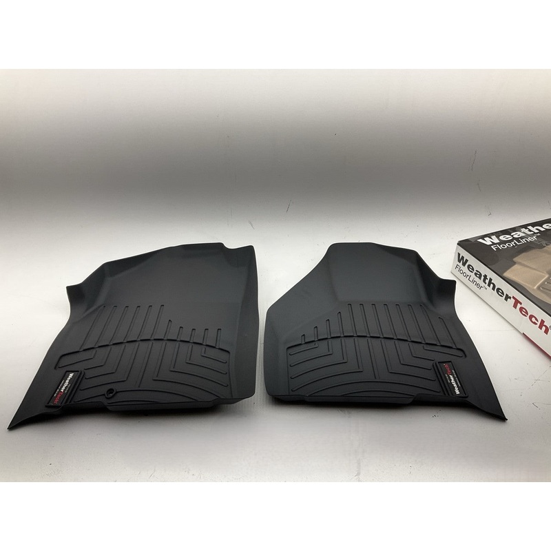 DIRECT FIT 442381 Front Rubber Floor Liner Mats For 2010-2012 Ram 1500 2500 3500