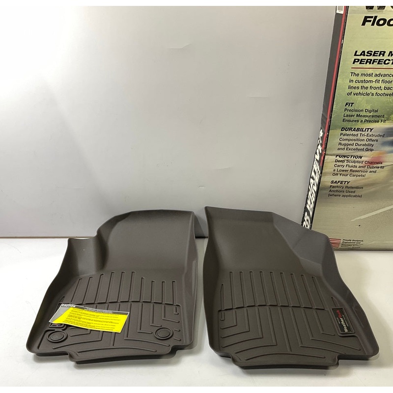 DIRECT FIT 475321 Front Floor Liner Mats For 2013-22 Encore, 2015-22 Trax COCOA