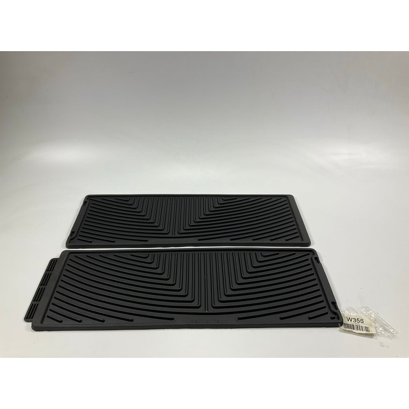 DIRECT FIT W356 Rear Rubber 2nd Row Under-Seat Mats 15-23 Ford F-150 Crew Cab