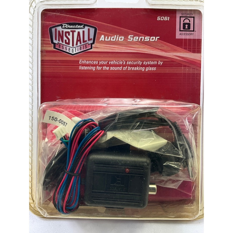 Directed Electronics 506T Viper Black Audio Glass Break Sensor Alarm System