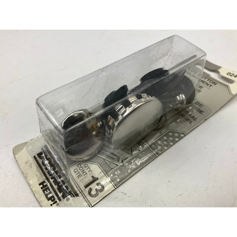 Dorman 02413 Plug Button Black & Chrome (Pack Of 13) For Interior Trim Repair