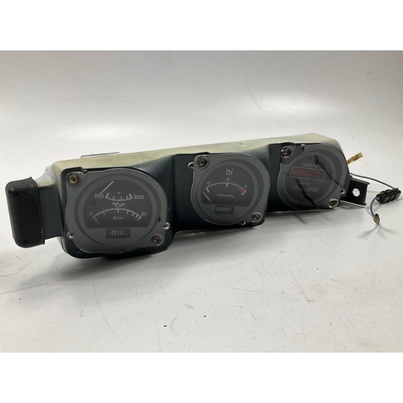 Center Gauge Cluster Volt/Oil Pressure/Boost/Clock For 81-83 Datsun 280ZX Turbo