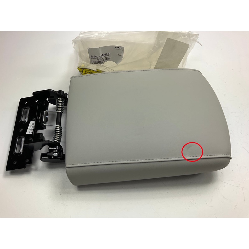 COSMETIC DAMAGE - NEW Gray Center Console Arm Rest Lid OEM For 20-24 Telluride