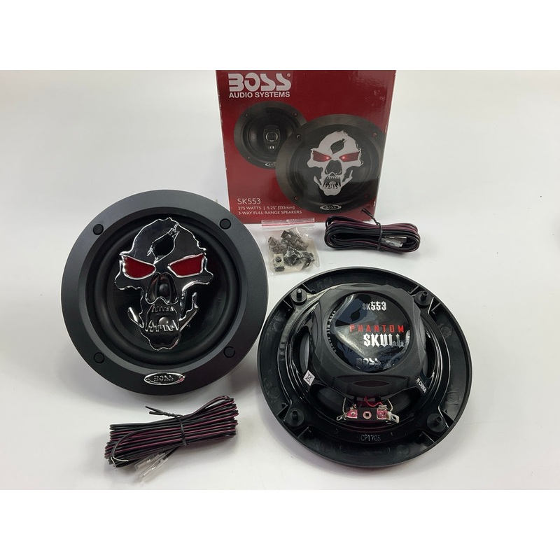 Boss Audio PHANTOM SKULL SK553 275 Watt 3-way Speaker 5.25'' (133mm)