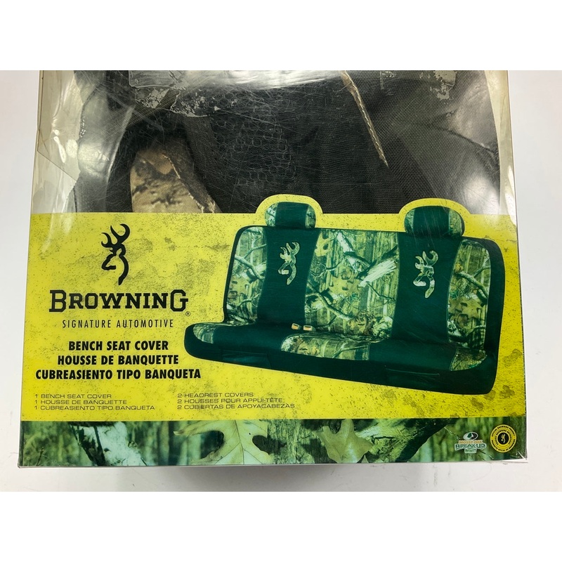 Browning BSC5402 Mid-Size Truck Bench Seat Cover, Mossy Oak Infinity Camo