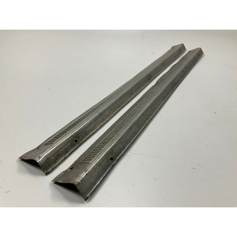 USED, AS SHOWN AS IS Left Right Door Sill Kick Plates For Datsun 240z 260z 280z