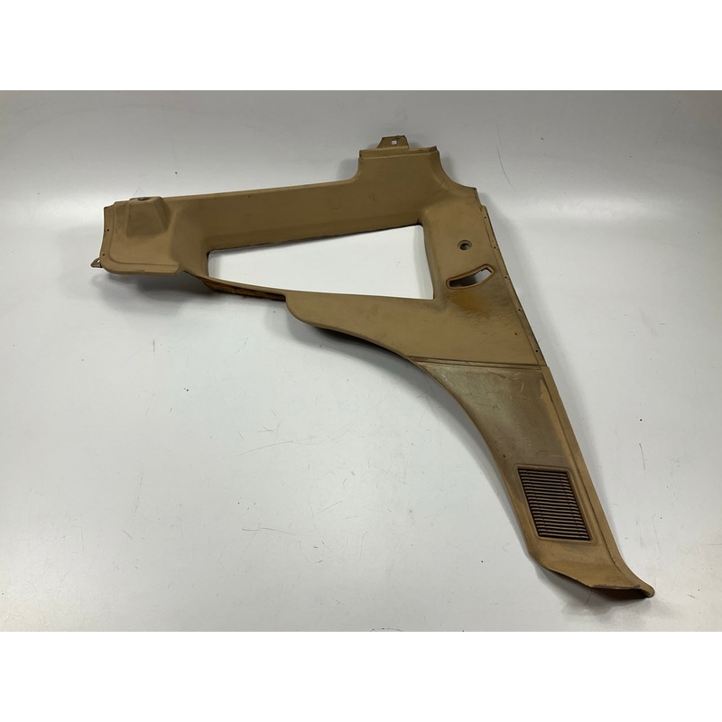 USED, ROUGH Left Driver Quarter Window Interior Trim Panel Brown For 79-83 280zx