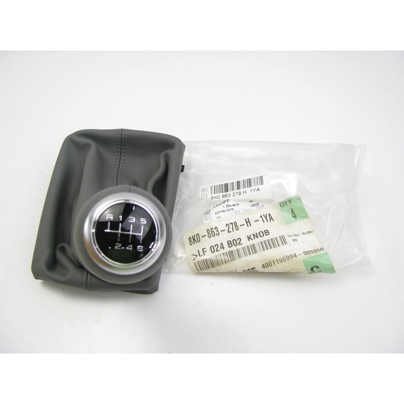 VW Audi OEM 8K0863278H1YA Transmission Shift Knob & Boot 2009-12 A4 2010-12 S4