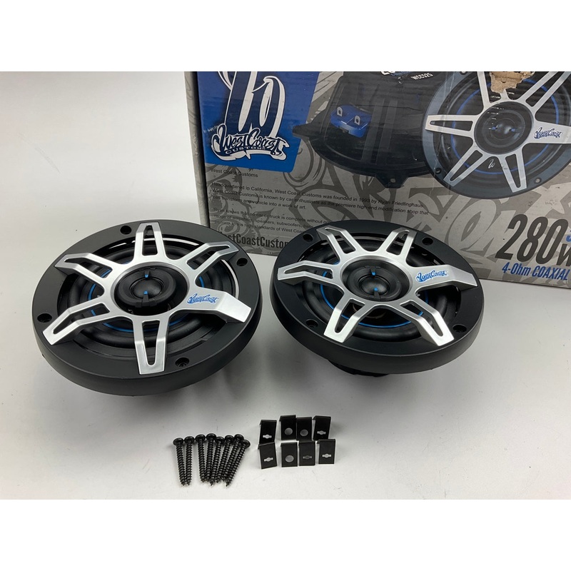 Westcoast WCC525  5-1/4'' 2-Way 100W Car Speakers, PAIR