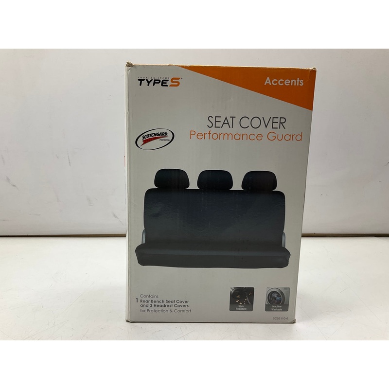 Winplus SC55110-6 Rear Seat Cover -  Rear Bench Seat With 3 Headrests, Truck SUV