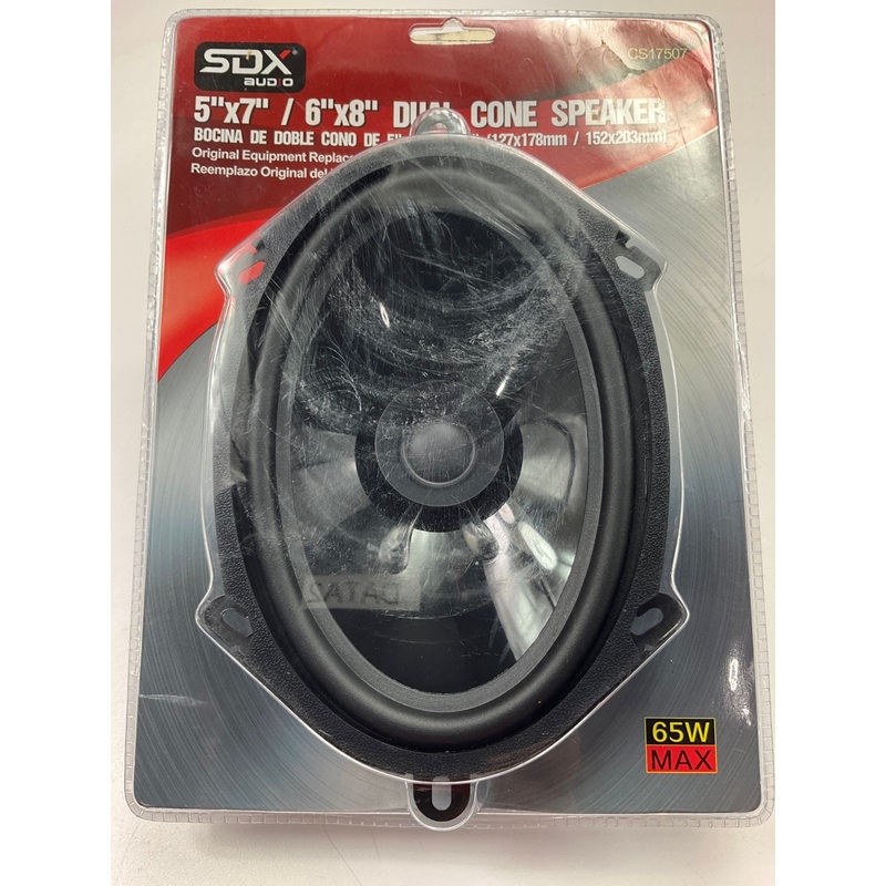 Sondpex CS17507 5'' X 7'' / 6'' X 8'' Dual Cone Speaker - Replace Original Equipment