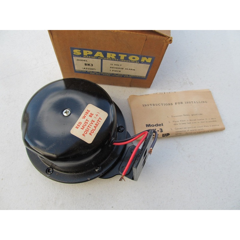 Sparton BK3 VINTAGE Reverse Alarm - 12 Volt A25587