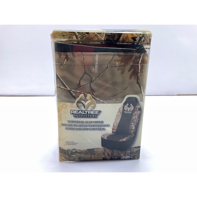 SPG RSC4002 Universal Seat Cover With Black & Camo Pattern