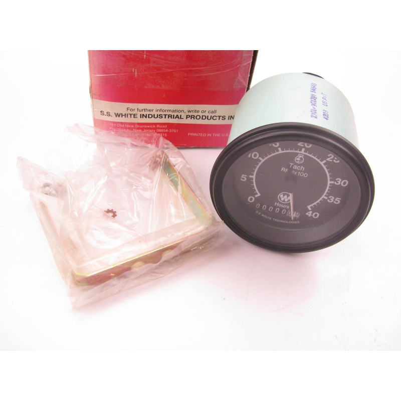 SS WHITE 2701-90129Y Programmable Tachometer With Hour Meter 4000 RPM DIESEL