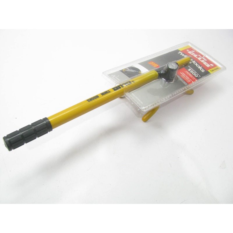 The Club 3000 Universal Anti-Theft Twin Hooks Steering Wheel Lock, Yellow