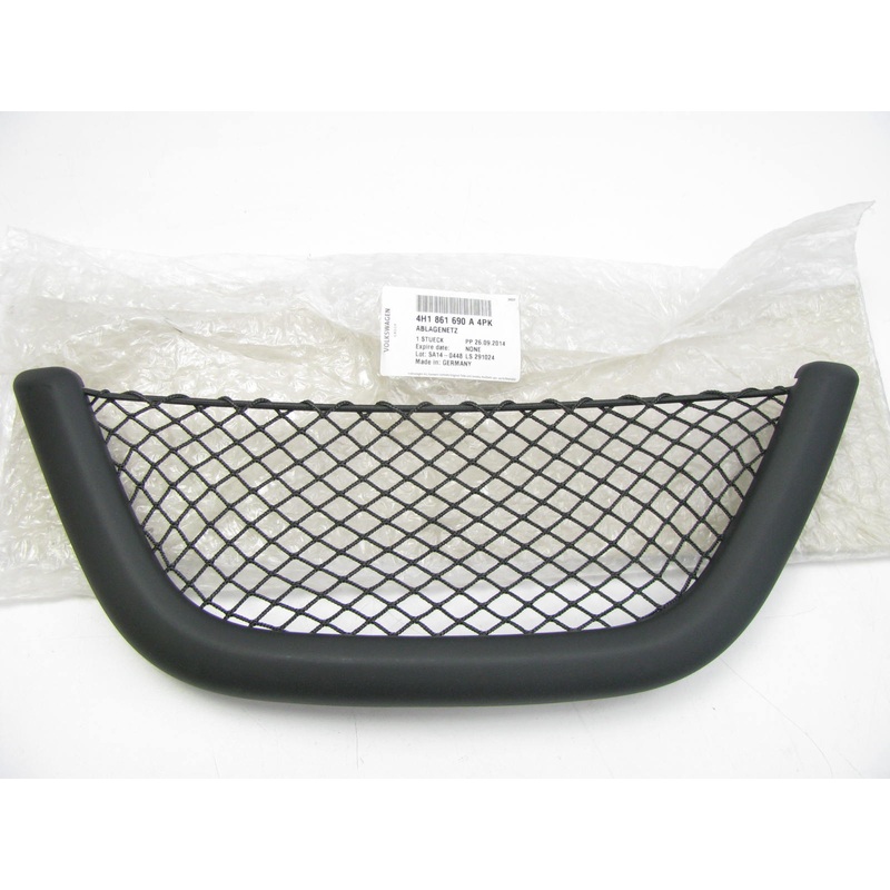 Trunk Mesh Pocket (black) OEM For 2010-2017 Audi A8/S8 Quattro 4H1861690A-4PK
