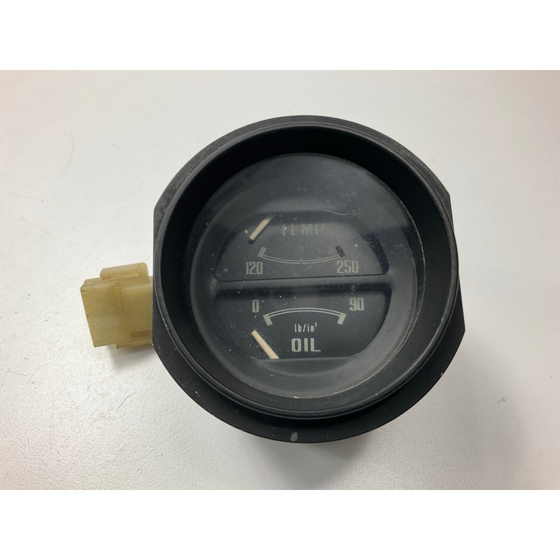 USED # 609 - Oil Pressure Water Temp Gauge OEM For 1975-1978 Datsun 280z