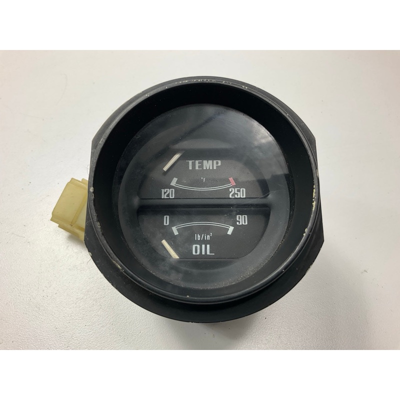 USED # 610 - Oil Pressure Water Temp Gauge OEM For 1975-1978 Datsun 280z