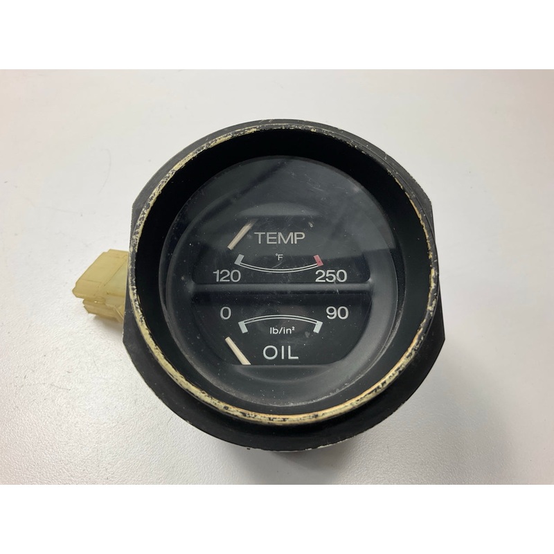 USED # 612 - Oil Pressure Water Temp Gauge OEM For 75-78 Datsun 280z