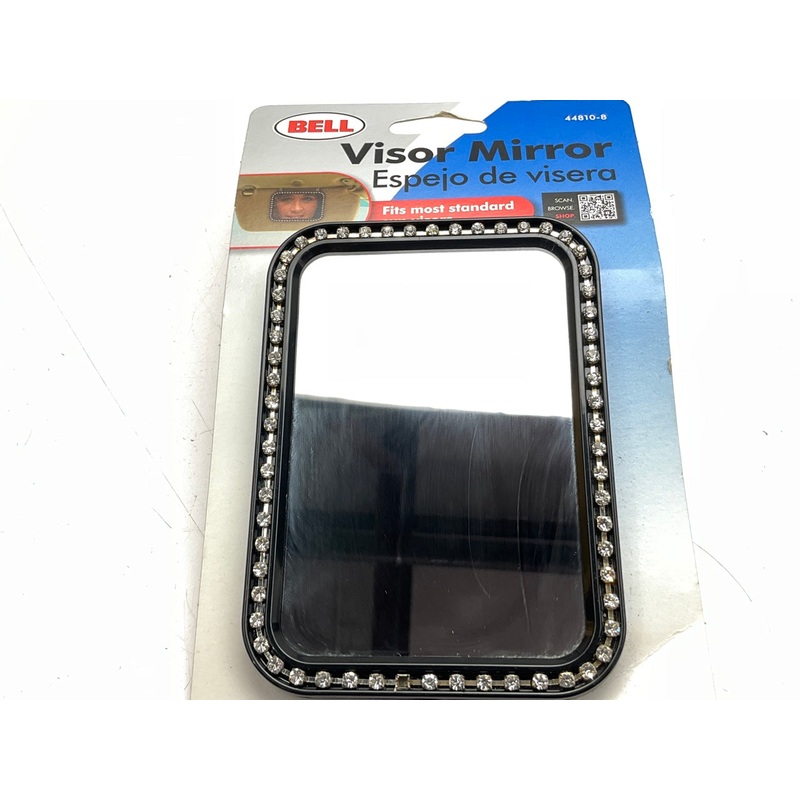 Bell 44810-8 Black Diamond Visor Mirror, One Size