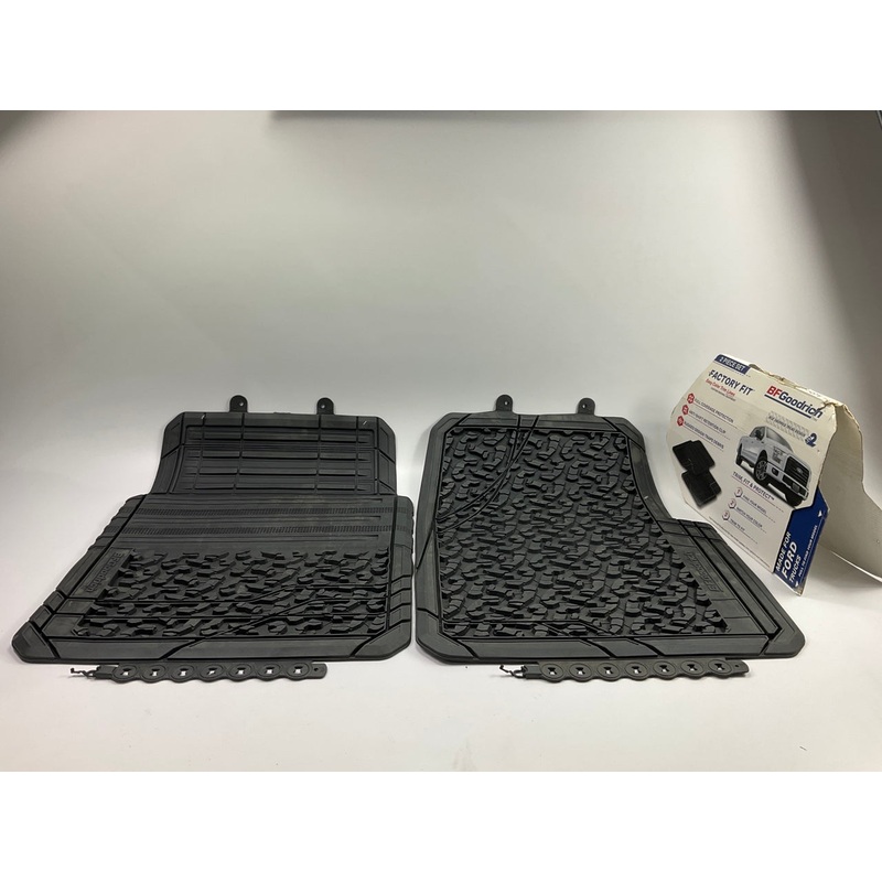 BF Goodrich 581-10 Front Rubber Floor Mats, 2-Piece Set, 27''x17-7/8'', Cut-To-Fit