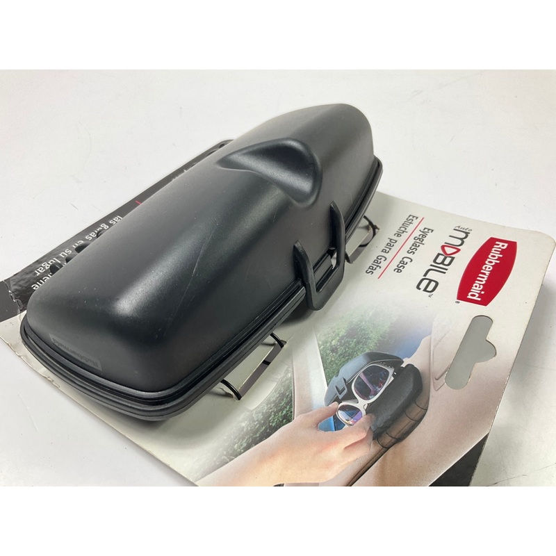 Rubbermaid 3341-20 Eyeglasses Sun Glasses Storage Box Holder, Clips On Sunvisor