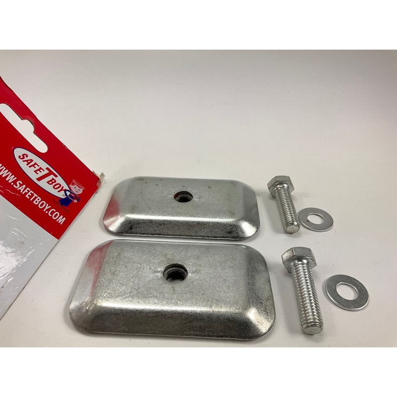 Safe-T-Boy STBSBHP Seat Belt Anchor Plates With Bolts