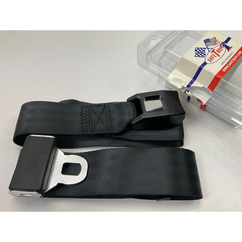 Safetboy STBSB2LSBK  2-Point Non-Retractable Lap Seat Belt (One Belt As Shown)
