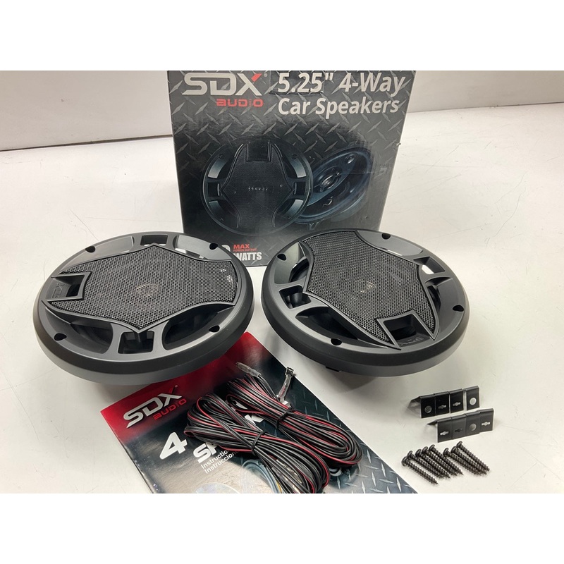Sdx Audio CS16050 5.25'' 4-Way Car Speakers (Pair)