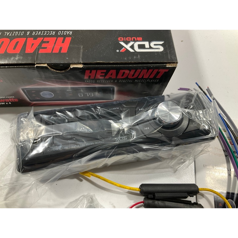SDX Audio Radio Receiver & Digital Music Player 100 Watts USB Aux Input MP3
