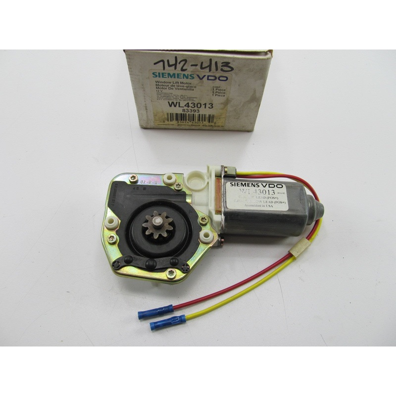 Siemens Vdo WL43013 Power Window Motor - Front Left Drivers Side
