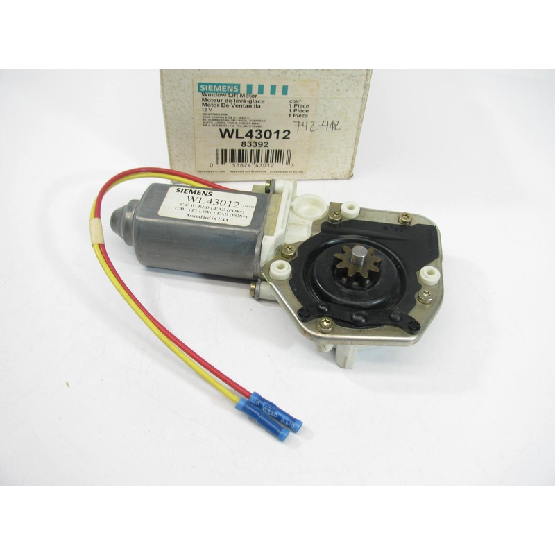 Siemens WL43012 Front Right Power Window Motor 91-94 Ford Explorer, Mazda Navajo