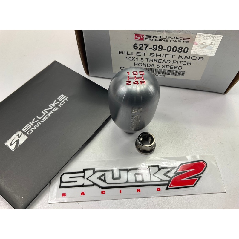 Skunk2 627-99-0080 5-Speed Billet Shift Knob (10mm X 1.5mm) 440G For Honda Acura