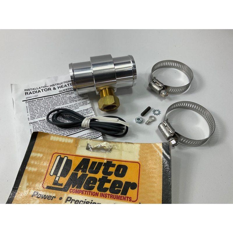 AutoMeter 2283 1-1/2'' Radiator Hose Coolant Temp Sensor Adapter W/ 3/8'' NPT Port