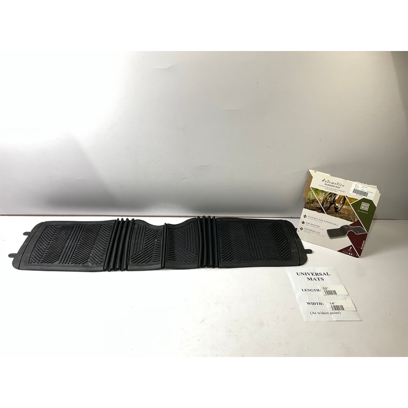 Remington 420-14 REAR 2nd Row Rubber Protective Floor Mat - 1 Piece - 52'' X 14''