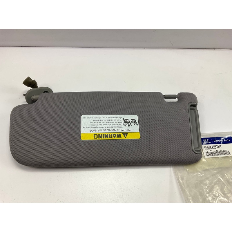 Right Passengers Beige Sun Visor OEM For 2008 Santa Fe W/O Sunroof 852200W620J4