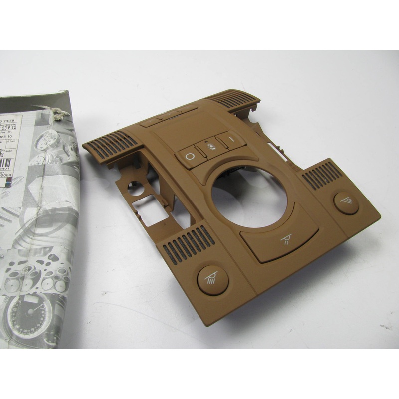 Roof Console Map Light Switch Trim Bracket TAN Color OEM Audi 4E0947139AN8E2
