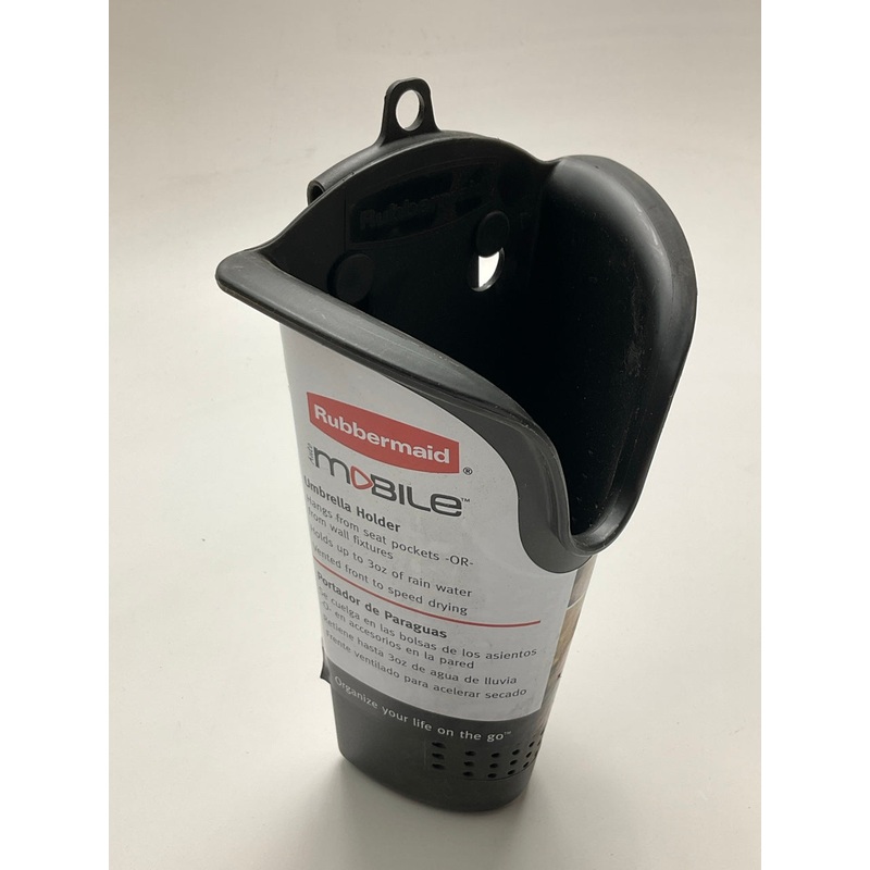 Rubbermaid 3309-00 Portable Clip-on Umbrella Holder And Storage Pocket