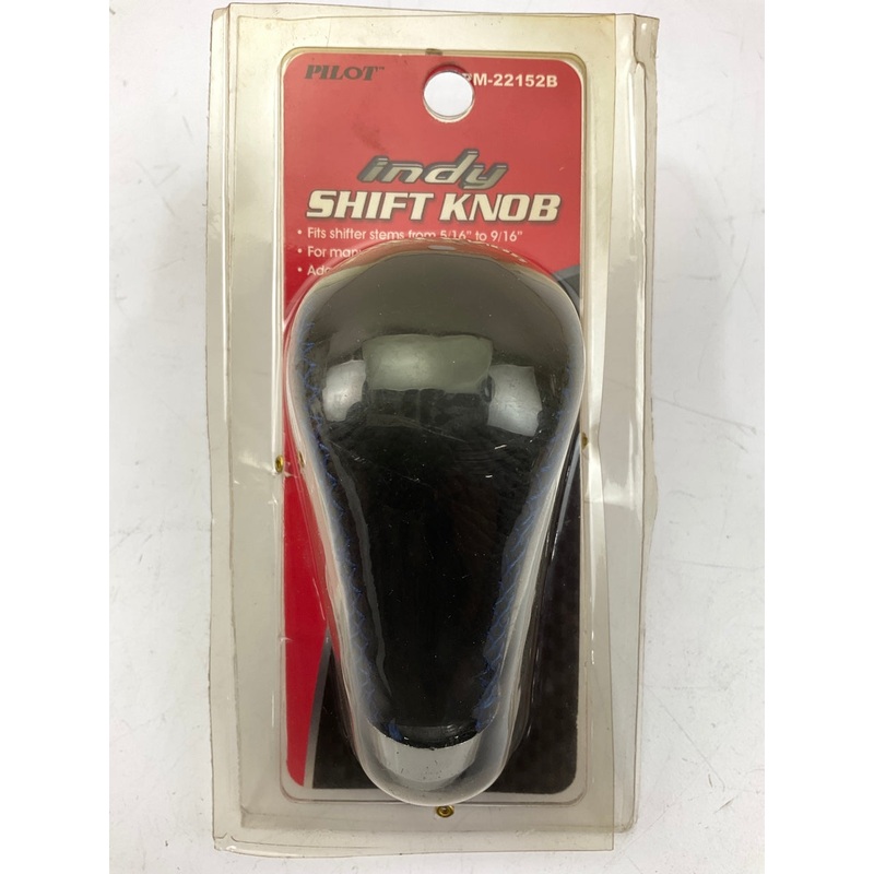 Pilot PM-22152B Manual Transmission Shift Knob For 5/16''-9/16'' Stem, W/ Adapters