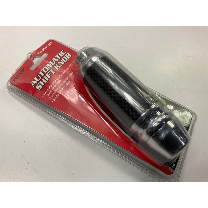 Pilot PM-22153CF Automatic Transmission Shift Knob, W/ Adapters