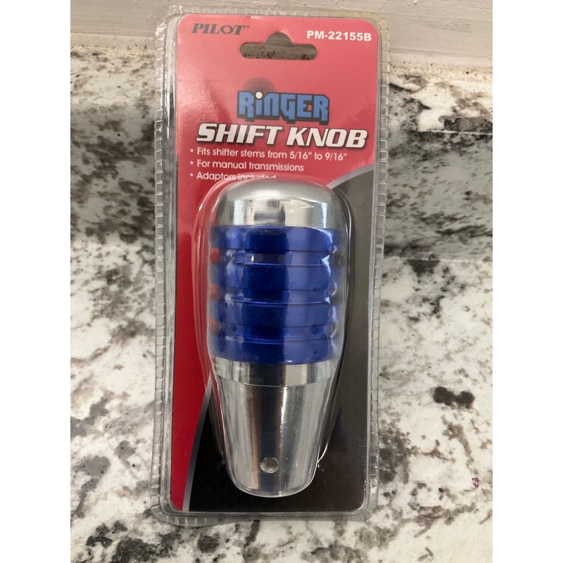 Pilot PM-22155B Manual Transmission Chrome Shift Knob For Stems (8 Mm To 12 Mm)