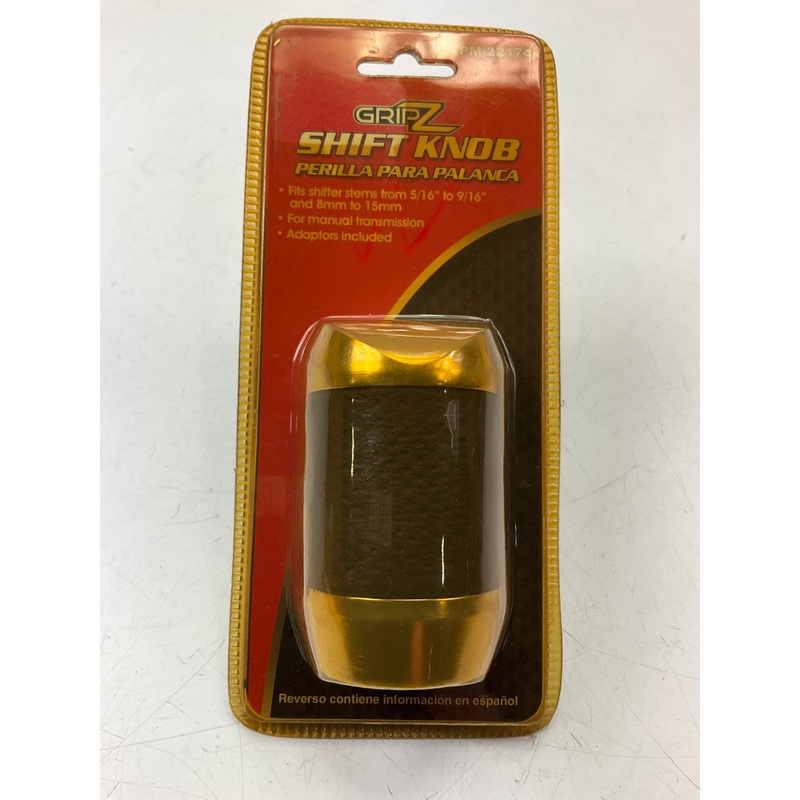 Pilot PM-22174 Manual Transmission Shift Knob, For 5/16'' - 9/16'', W/ Adapters