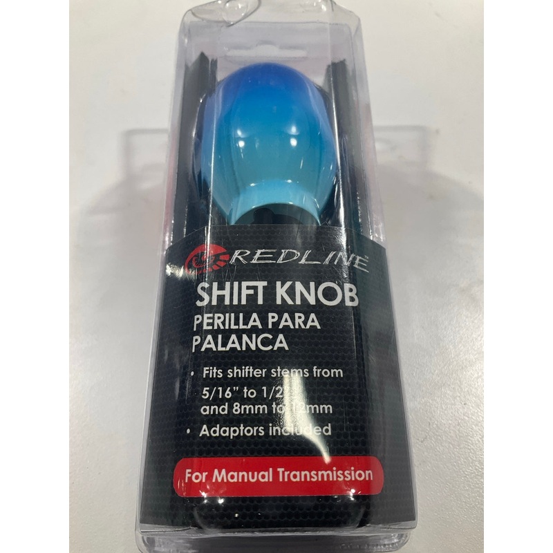 Pilot PM-22192B BLUE Universal Manual Transmission 5/16'' To 1/2'' Shift Knob