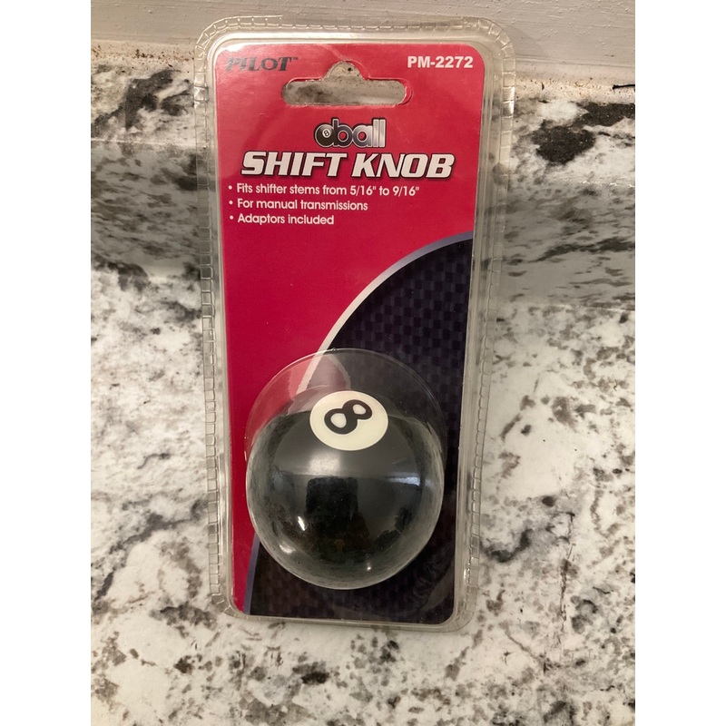 Pilot PM-2272 8-Ball Manual Transmission Shifter Knob For 5/16'' To 9/16'' Stem