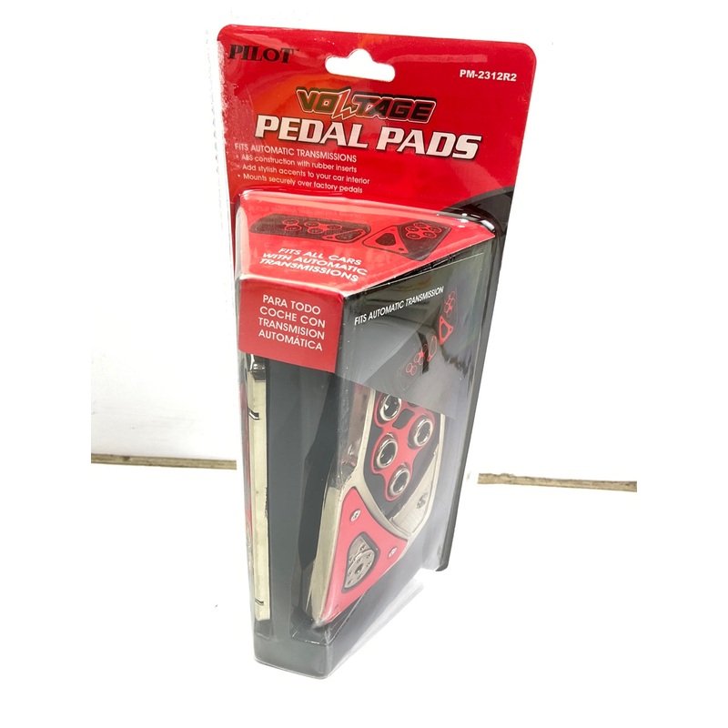 Pilot PM-2312R2 Universal Voltage Plastic Automatic Pedal Pad Set FOR AUTO TRANS