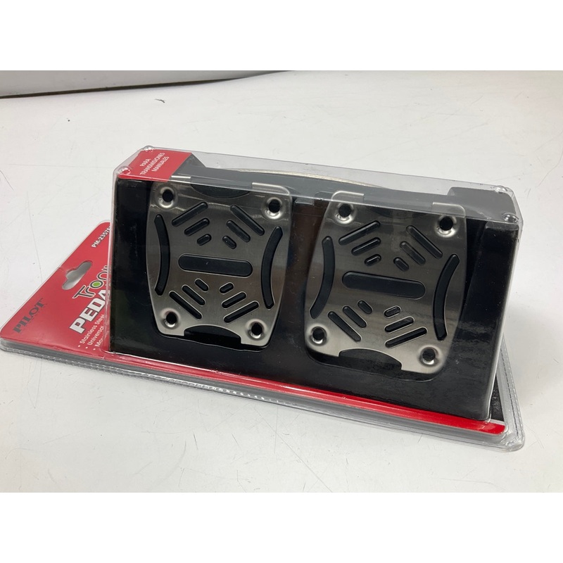 Pilot PM-2357E2 Universal Manual Transmission Stainless Pedal Pads